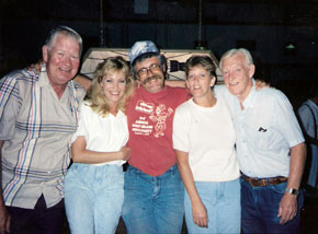 John Hall Sr., Carol Lyles, Cliff and Dorie Stoller and Pappy Jackobsen