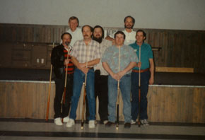 Pete Lewis, Bill Rickerl, Harold Hosette, Bob Andreson, Randy Chase, Dave HOlmes and Paul Barnes