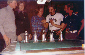 Bill Rickerl, Steve Meeker, Terry Struve, Jerry and Jim Harlock 