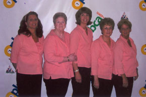 Sharon Tyler, Ivy Fuglsang, Jennifer Stratton, Connie Lessard and Bonnie Conklin 