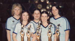 Lori Otto, Barb Snyder, Karen Otto, Shelly Perry, and Vicki Quick 